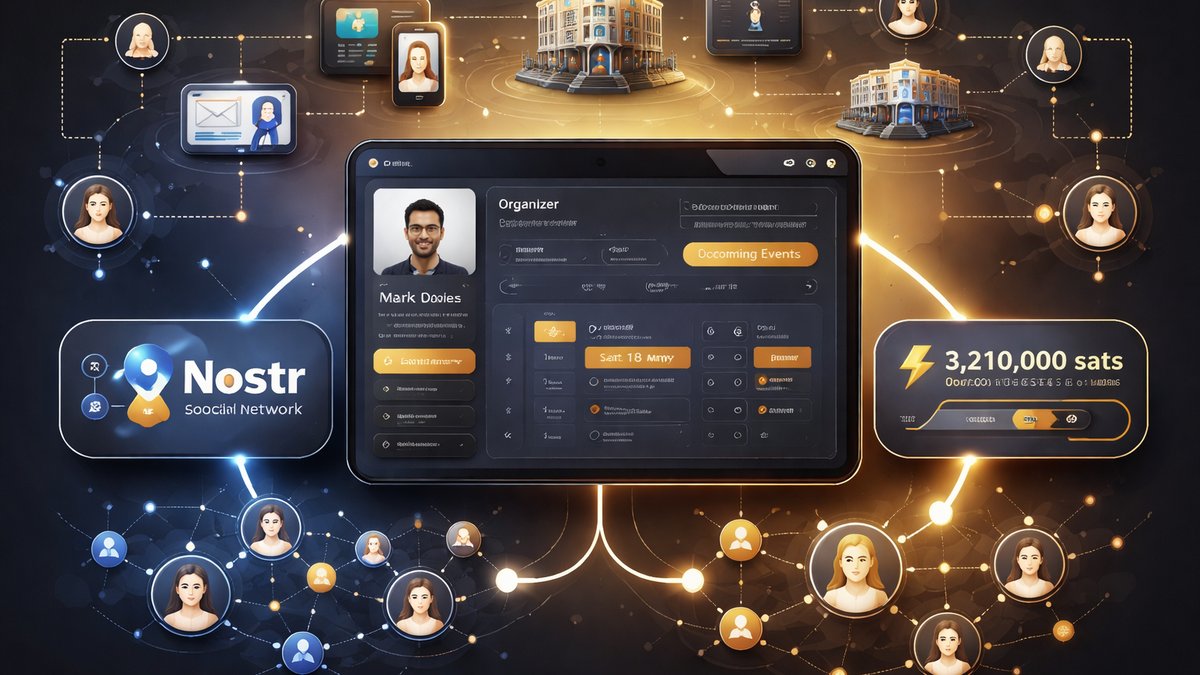 Dijagram arhitekture Bitcoin event platforme