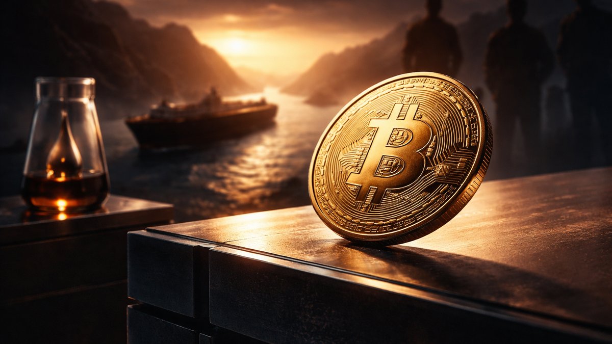 Ilustracija volatilnosti Bitcoina pod geopolitičkim pritiskom