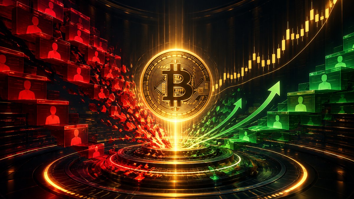 Dijagram prisilnog zatvaranja kratkih pozicija na Bitcoinu