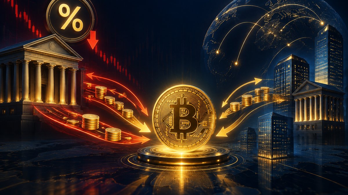 Dijagram utjecaja kamata na Bitcoin