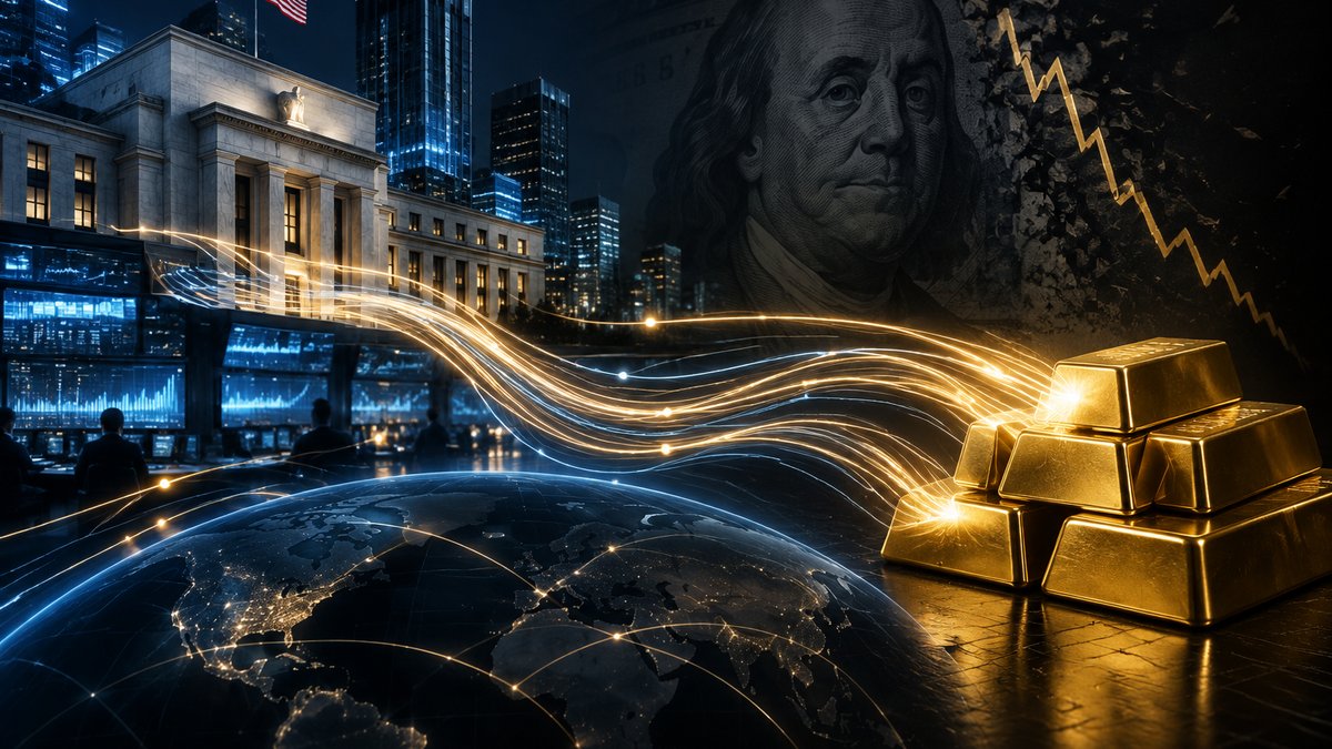 Tok američke likvidnosti prema Bitcoinu i zlatu