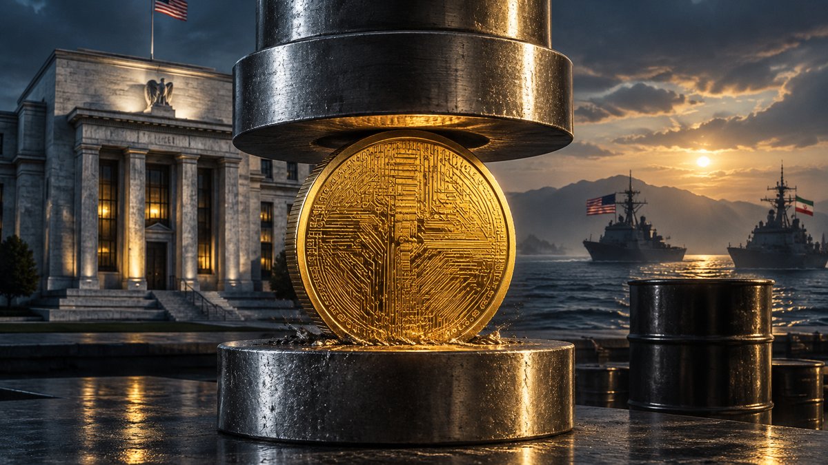 Dijagram utjecaja nafte i kamata na Bitcoin