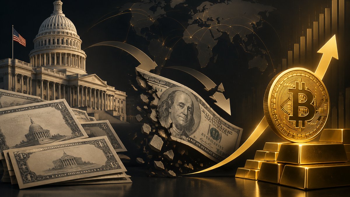 Odnos američkog duga, dolara i bitcoina