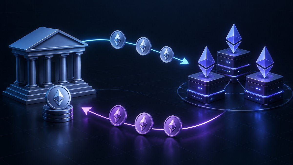 Dijagram operativnog procesa stakinga u Ethereum ETF-u