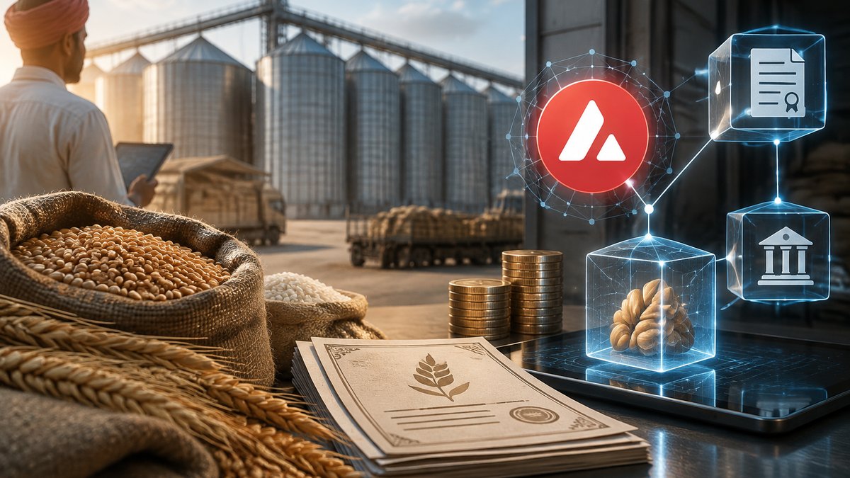 Digitalna evidencija skladištenih žitarica povezana s Avalanche blockchain mrežom u Indiji