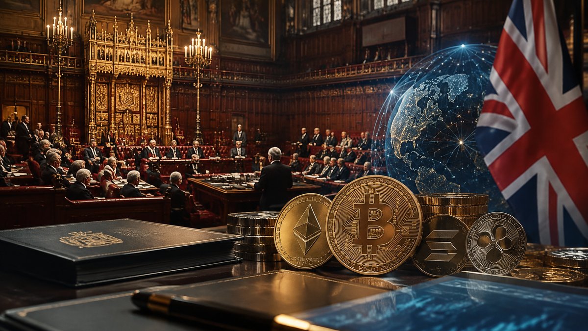 Britanski Dom lordova tijekom rasprave o strategiji za digitalnu imovinu