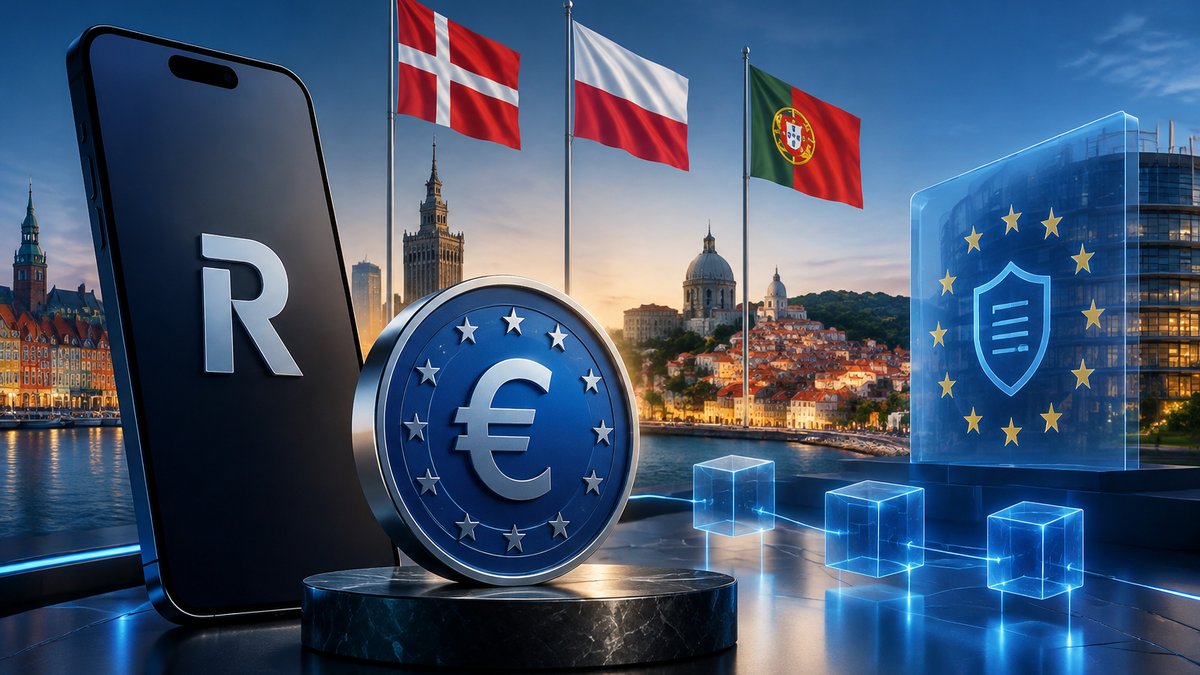 Revolutova aplikacija prikazuje novi stablecoin vezan uz euro na europskim tržištima