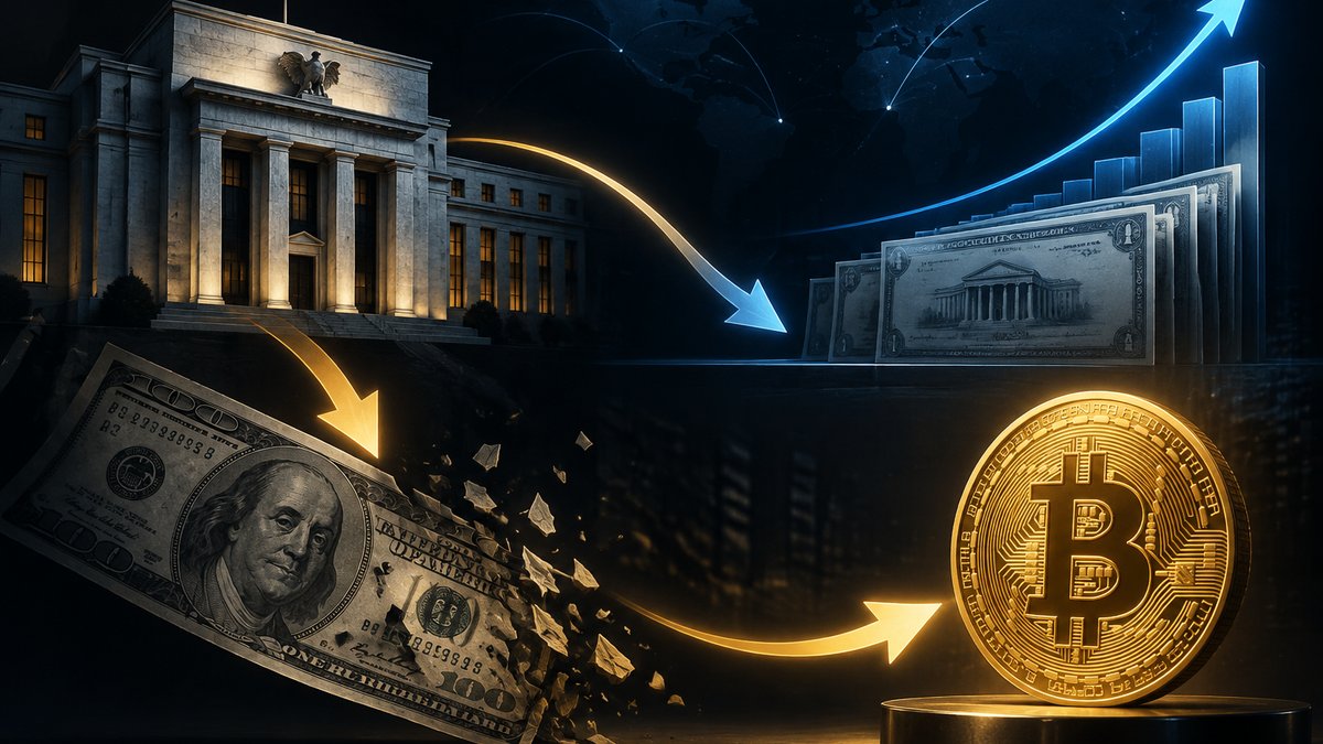 Dijagram utjecaja Feda na dolar, obveznice i bitcoin